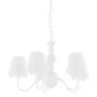 Arianna, nowoczesna lampa wisząca, biała, E14, V2473B-5 WH